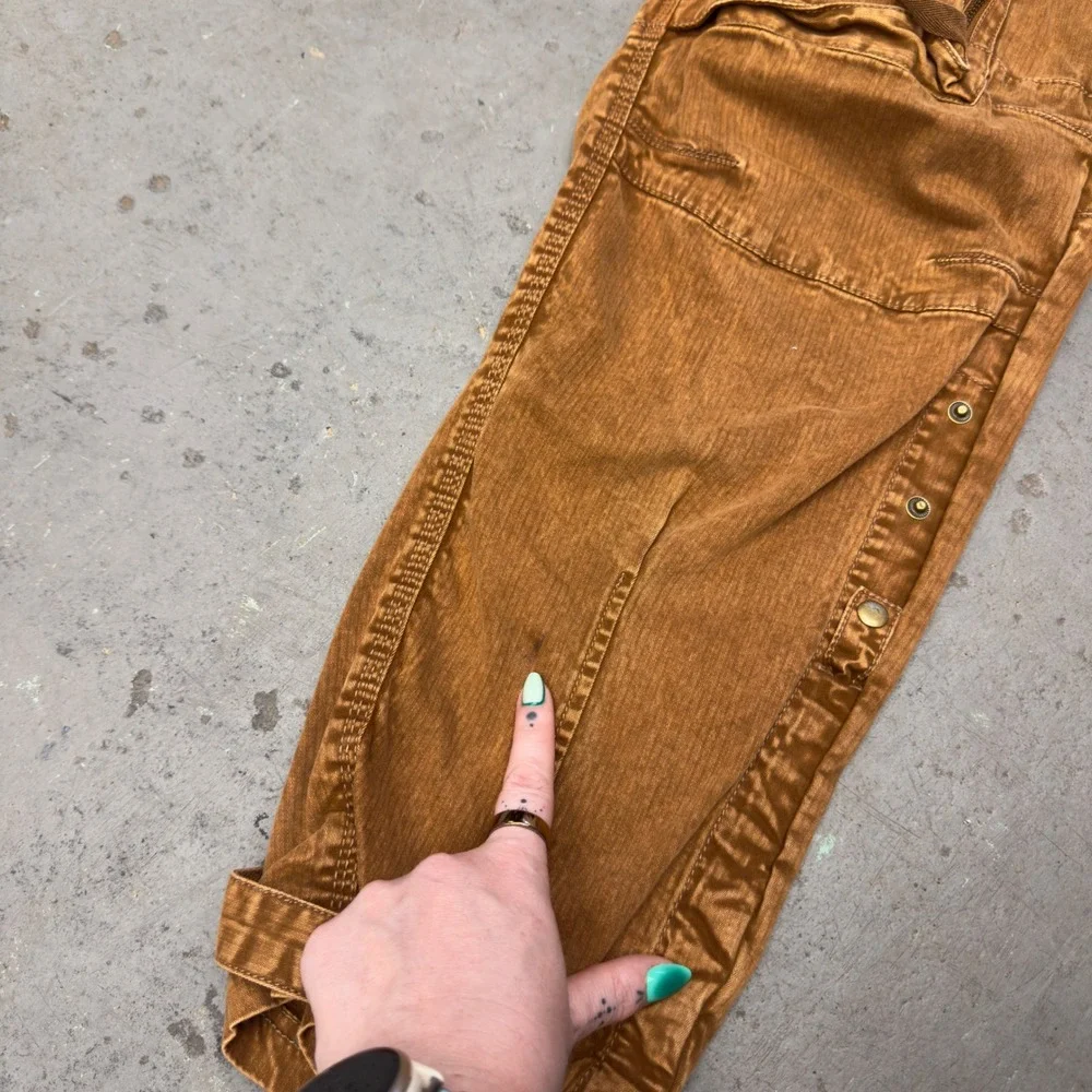 We The Free Free People Tobacco Brown Cargo Utility Pants XS OB1654654